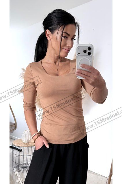 Triko 3/4 rukáv PUSH UP