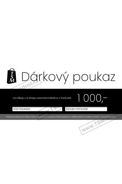 TSM darkovy poukaz1a 1000