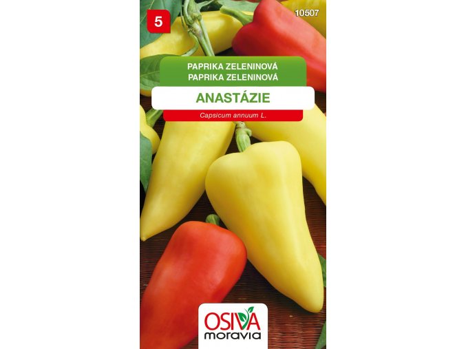 Paprika zeleninová - sladká - Anastazie