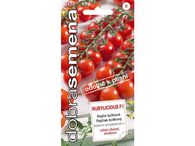 Dobrá semena Rajče tyčkové - Rubylicious F1, třeš., odol. proti plísni 10s