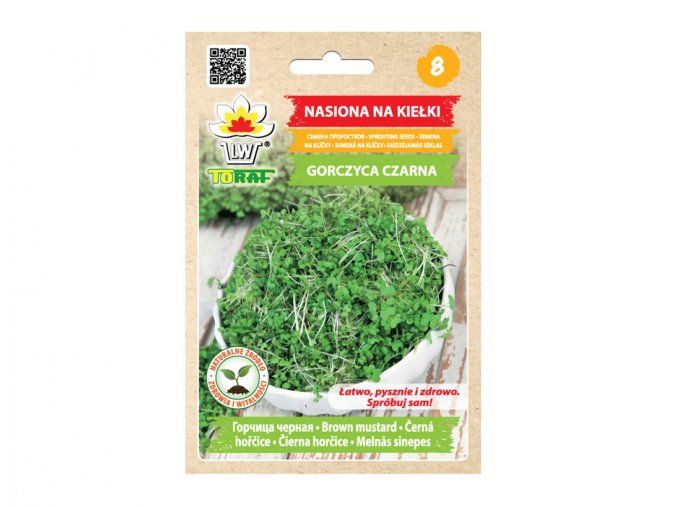 černá hořčice klíčky