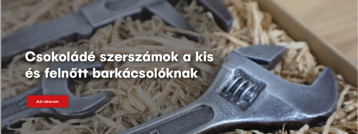 Csokoládé szerszámok a kis és felnőtt barkácsolóknak