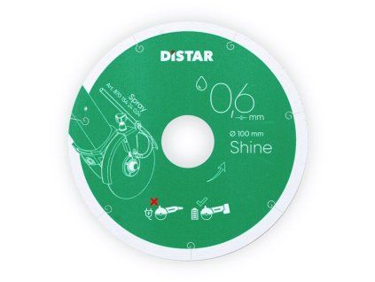 Kotouč řezný diamantový DISTAR SHINE 100mm