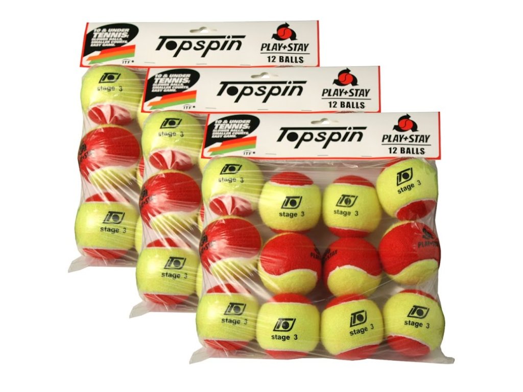 Netlakované lopty BALLS UNLIMITED Play Stage 3
