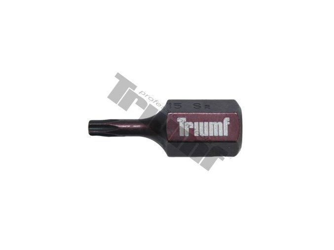 Bit Torx nevŕtaný, 10 mm driek, dĺžka 30 mm - T15