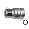 Adaptér s poistkou pre 5/16", 8 mm bity - Vstup 3/8"