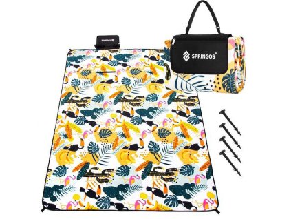 pol pl Piknik strandtakaró 150x200 cm bivouac szőnyeghez többszínű 33526 3