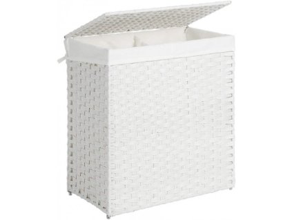 Kézzel szőtt szennyeskosár 110 l SONGMICS LCB52WT