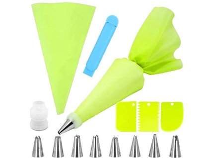 pol pl Cukrászati készlet 14 db cukrászati díszítő szett cukrászsüteményekhez és spatula 32655 1
