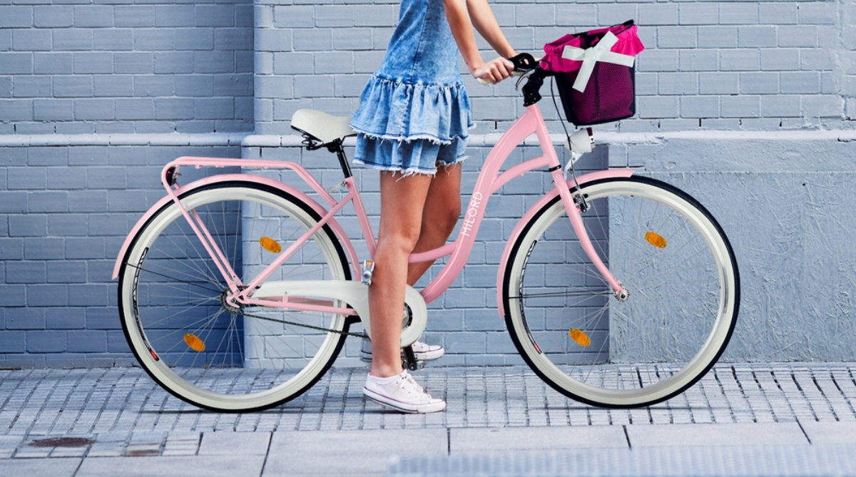 Mestský retro bicykel