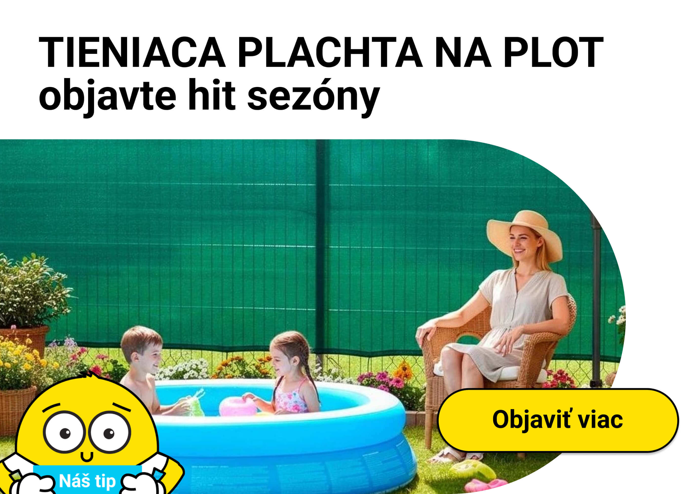 Tieniaca plachta plot