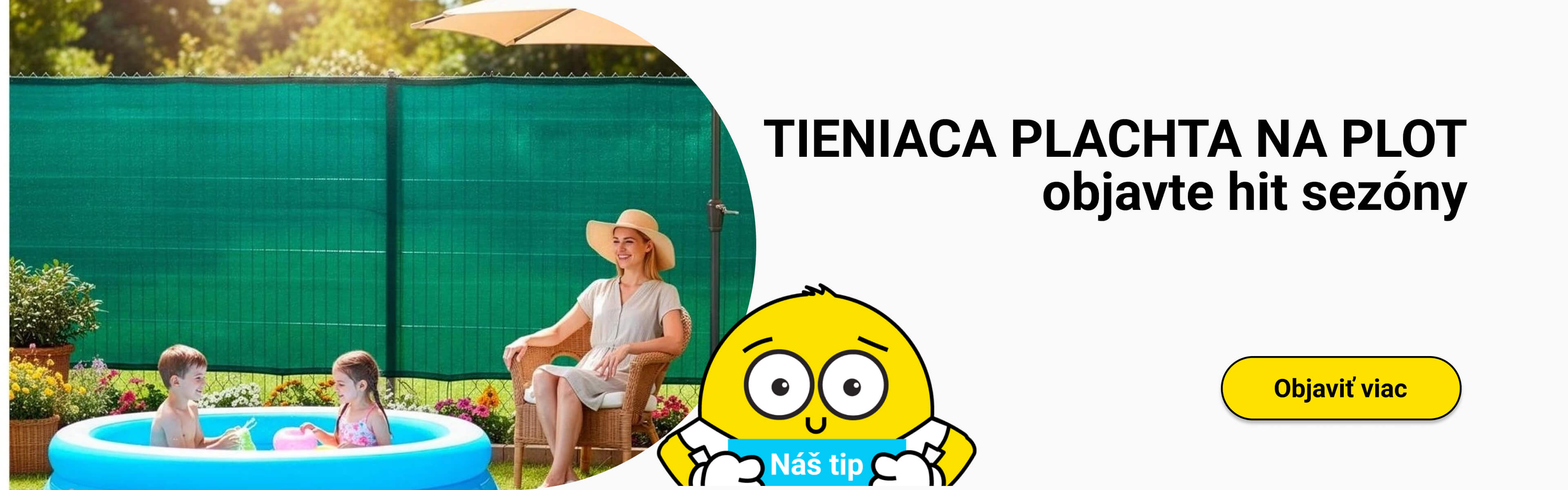 Tieniacia plachta na plot