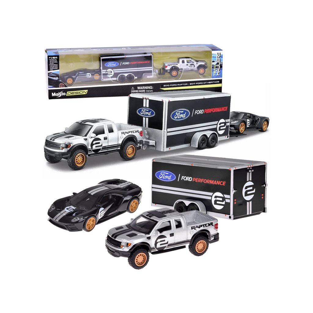 Licencované kovové autíčka Maisto Ford Raptor a Ford GT Heritage ZA5961