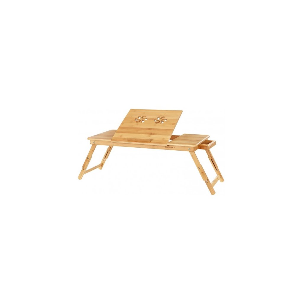 Bambusový stolík na laptop SONGMICS LLD004