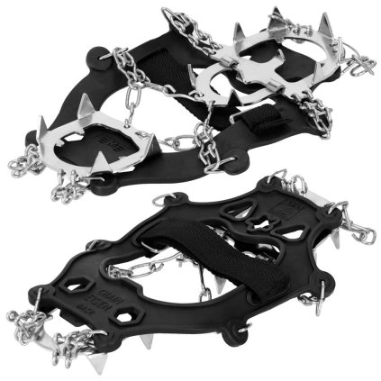 Springos Oceľové úchyty na topánky, protišmykové návelky CS0072 (36-40)