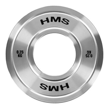 Oceľový olympijský kotúč HMS TOS02 0,25 kg