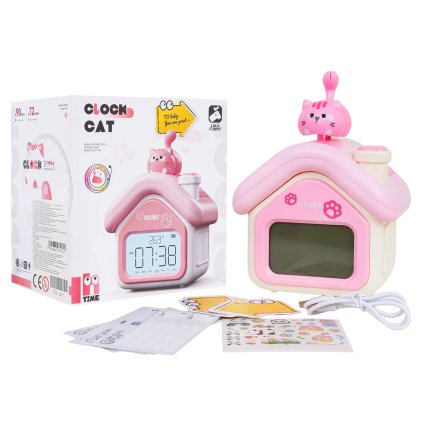 Hodinky s budíkom pre mačky ZDZ.L6-C
