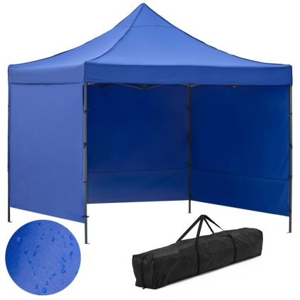 Nožnicový stan Springos® s rozmermi 300 × 300 cm je spoľahlivým riešením pre všetkých, ktorí hľadajú pevný, praktický a rýchlo rozložiteľný prístrešok pre komerčné aj súkromné využitie. Vďaka robustnej oceľovej konštrukcii, kvalitnej 420D Oxford tkanine a jednoduchému nožnicovému mechanizmu je ideálny na trhy, veľtrhy, jarmoky, sezónne predaje aj rodinné záhradné podujatia.