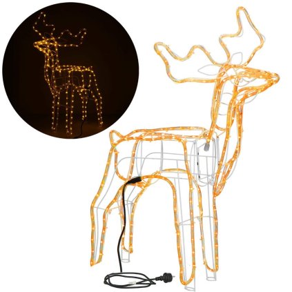 LED sob 85 cm – vianočná svetelná dekorácia Springos CL1218 (teplá biela)