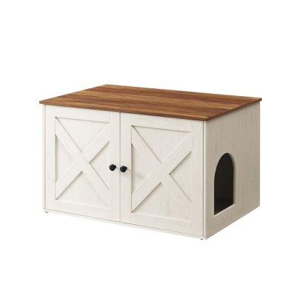 Mačacia búda Feandrea s odnímateľnou priečkou 80 x 53 x 50 cm PCL002P01