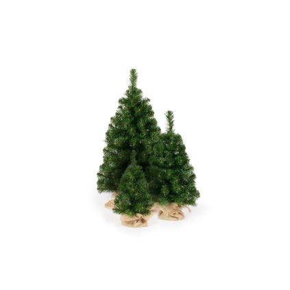 Malý jutový vianočný stromček - 40 cm