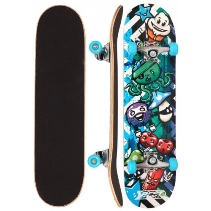 Skateboard Ocotopus Blue BEST SPORTING 303075