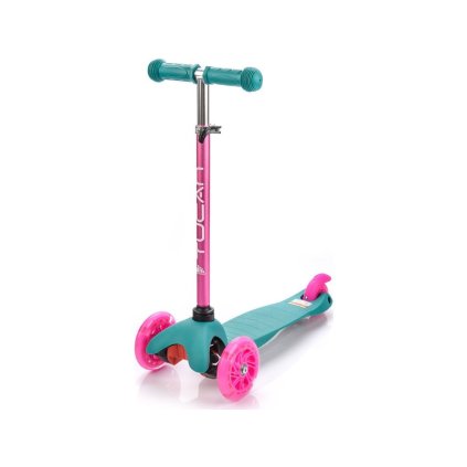 Detská trojkolka Meteor Tucan modro-ružová 22557