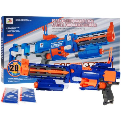 Puška 2v1 pre deti Blaze Storm + 20 nábojmi ZMI.ZC7056