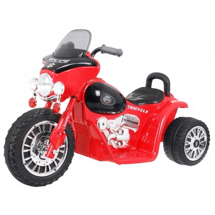 Elektrická motorka Chopper pre deti - červený