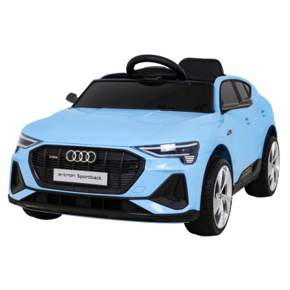 Audi E-Tron Sportback modré – Elektrické auto pre deti s pohonom 4x4, diaľkovým ovládaním