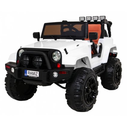 Elektrické autíčko Jeep All Terrain Ramiz 905 - biele