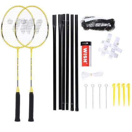 Sada rakiet na badminton WISH Alumtec 4466 - žltá