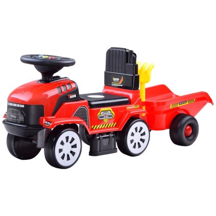 Traktor s prívesom Jokomisiada ZA3746 - červený