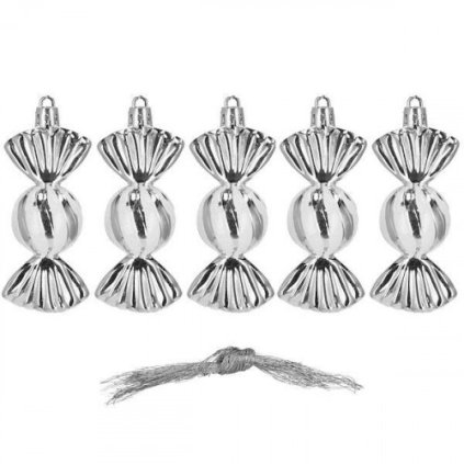 Vianočné ozdoby 5 ks SPRINGOS CA0856 - cukríky