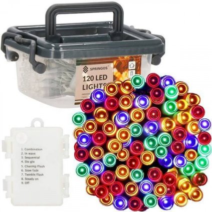 Vianočné osvetlenie 120 LED SPRINGOS CL0173