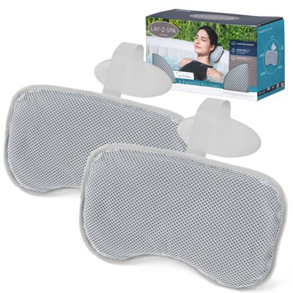 Sada 2 mäkkých hlavových vankúšikov do jacuzzi Lay-Z-Spa BESTWAY 60316
