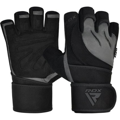 Kožené fitness rukavice RDX WGM-L4G