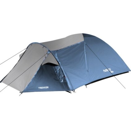 Turistický stan NILS Camp Trekker NC6012 modro-sivý