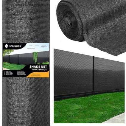 Tieniaca sieť 1,5x50 m 65g/m2 SPRINGOS SN0049 - čierna