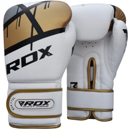 Boxerské rukavice RDX F7 Ego - zlaté