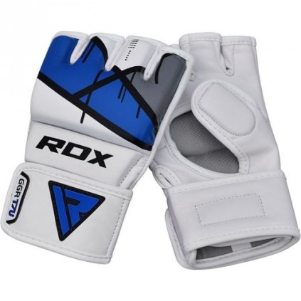 Rukavice RDX T7 Ego MMA Grappling - modré