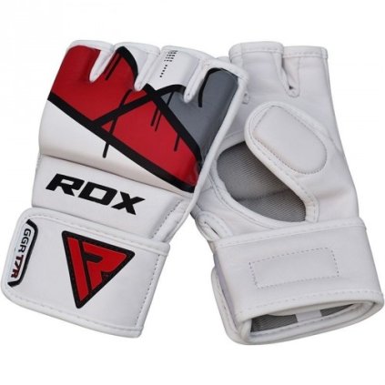 Rukavice RDX T7 Ego MMA Grappling - červené