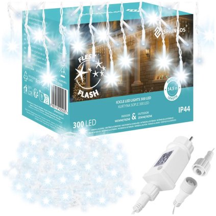 Záves vianočných svetiel 300 LED SPRINGOS CL0316