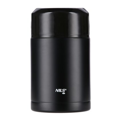 Termoska na jedlo 1000 ml NILS Camp NCT01  - čierna