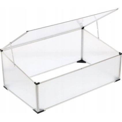 Mini skleník/záhon 100 x 60 x 30/40 cm vyrobený z polykarbonátu TUN3972