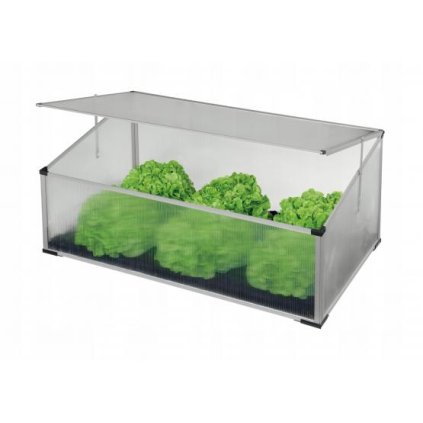 Mini skleník/záhon 100 x 60 x 30/40 cm vyrobený z polykarbonátu TUN3972