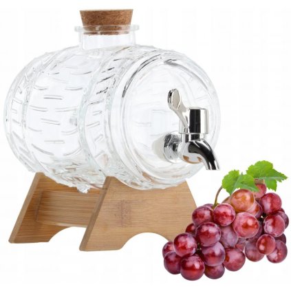 Nápojový sklenený súdok 1,5 l Gardenline ZIX5711