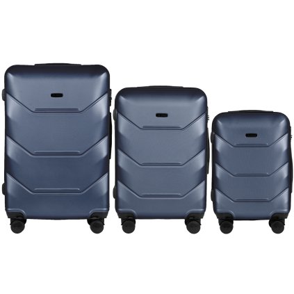 WINGS ZESTAW 3 WALIZEK 149 PEACOCK 3.0 BLUE