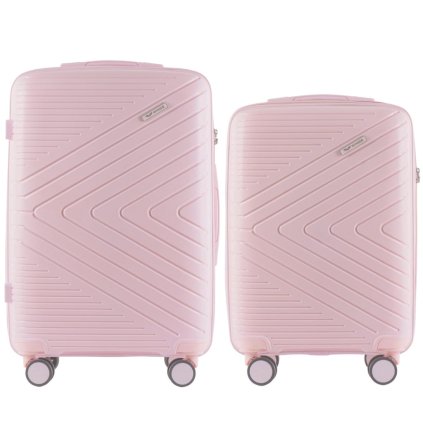 KOMPLET WALIZEK PRIMROSE S M WHITE PINK