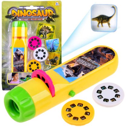 Detský projektor dinosaurus 24 snímok Jokomisiada TA0093